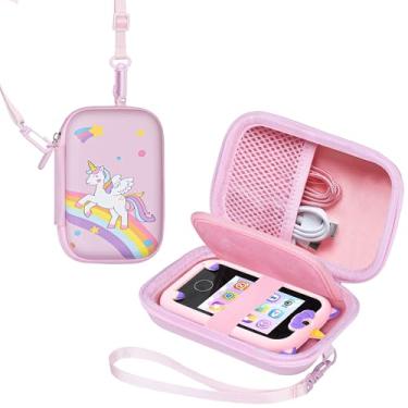 Imagem de Leayjeen Capa Kids Carr compatível com celuloide/Luyiilo/Yosfeng, tela sensível ao toque de 2,8 polegadas, smartphone infantil para meninas de 3 a 10 anos, presente de Natal, brinquedo de celular