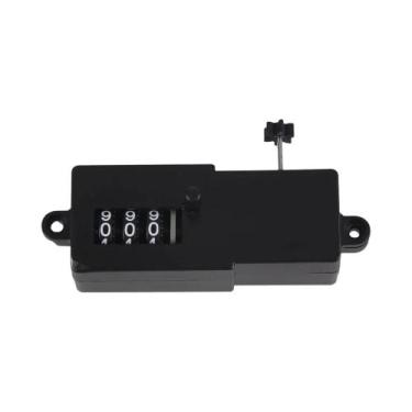 Imagem de Peças De Reposição Para Máquina De Tricô Vermelha E Branca: Manivela, 