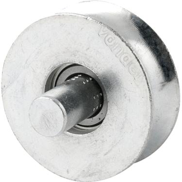 Imagem de Roldana para Portão 2" Tipo U Aço Zincado R.Pino - Vonder