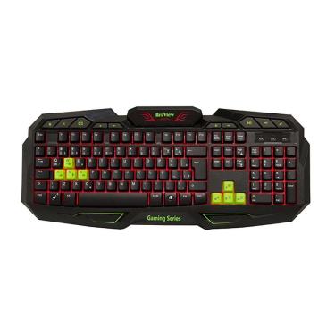 Imagem de Teclado Gamer Braview Tco-801 Multimidia Usb Verde