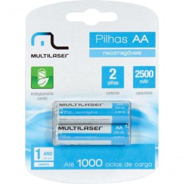 Imagem de Pilha Recarregavel Aa 2500mah Cb053 - Blister Com 2