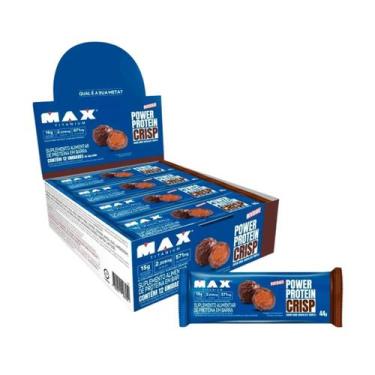 Imagem de Barra de Proteína Power Protein Crisp Caixa com 12un Max Titanium, Dar