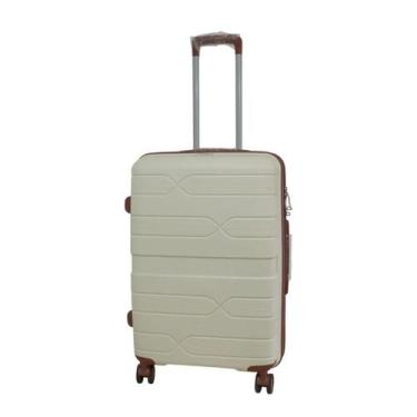 Imagem de Mala de Viagem MENAT Elefante 23kg Polipropileno com cadeado TSA e 4 R