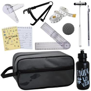 Imagem de Kit De Fisioterapia Goniometro Martelo Buck - Love Saude, NECESSAIRE C