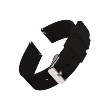 Imagem de Pulseira Silicone New 16mm 18mm 19mm 20mm 22mm 24mm 26mm 28mm 30mm - P
