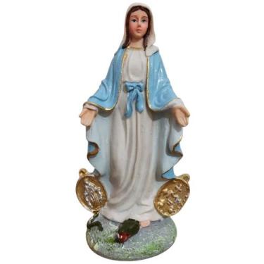 Imagem de Imagem de Nossa Senhora das Graças de Resina 15 cm Imagem Católica Dec