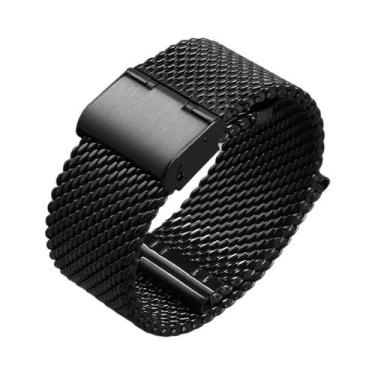 Imagem de Pulseira De Relógio Em Malha Milanesa De Aço Inoxidável 1.0mm 18mm-24m