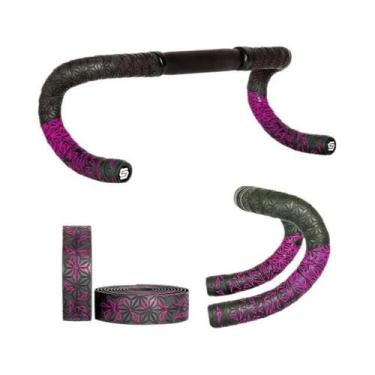 Imagem de Fita De Guidão De Bicicleta Em Couro PU De Duas Cores Com Espuma EVA, 