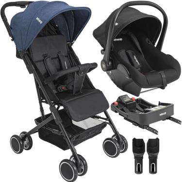 Imagem de Carrinho de Bebe Bebe Conforto Colinho Base ISOFIX Kiddo Mascote Marinho