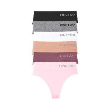 Imagem de Conjunto De 6 Calcinhas G-String Sexy E Respiráveis Para Mulheres, Lin