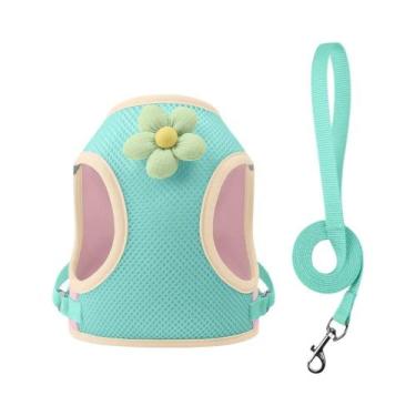 Imagem de Coleira Peitoral De Malha Para Cães Pequenos, Refletiva, Respirável, E