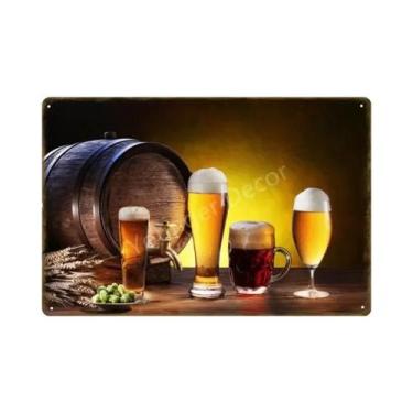 Imagem de Placa De Metal Vintage Stella Artois: Pôster Retrô Para Decoração De P