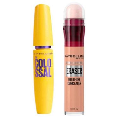 Imagem de Maybelline Colossal Eraser Kit - Máscara para Cílios + Corretivo Mediu