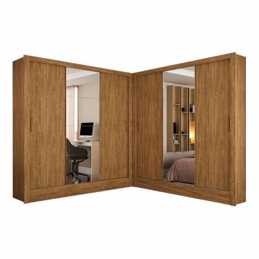 Imagem de Closet Casal Duplo Dubai 6 Portas Plus 6 Gavetas Cinamomo