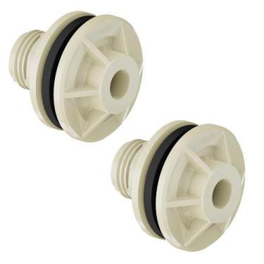 Imagem de Kit 2 Adaptador Caixa D'água Aquatherm C/ Flange 1/2'' 22mm - KIT2ADAP