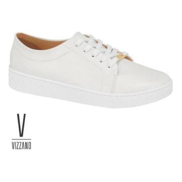 Imagem de Tênis Vizzano Feminino Casual, 35, Branco