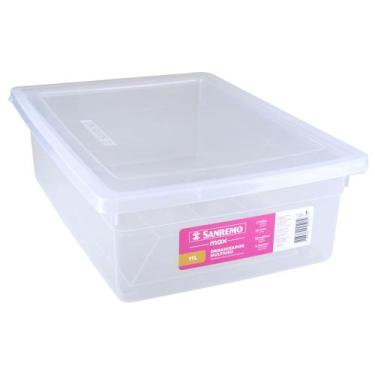 Imagem de Caixa Organizadora com Tampa 11L Max Sanremo SR2511, UNICA