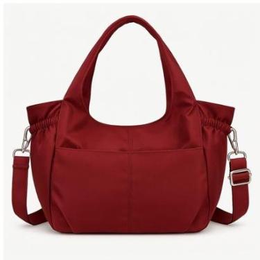 Imagem de Bolsa Feminina Sacola Grande Impermeável Transversal Média-Unissex