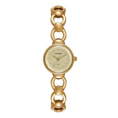 Imagem de Relogio Mondaine Feminino Ref: 32976lpmvdm1 Bracelete Dourado