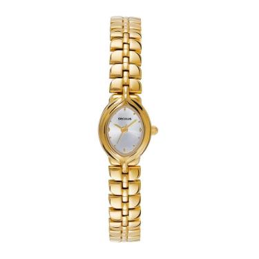Imagem de Relógio Seculus Feminino Ref: 39001lpsvdb1 Oval Bracelete Dourado