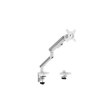 Imagem de Suporte de Mesa Articulado para Monitor de 17" a 32" Elements Aice Single, com Pistão a Gás, Premium, Branco - 72130