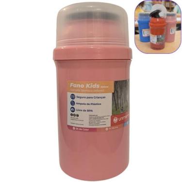 Imagem de Garrafa térmica infantil pequena 300ML Garrafinha térmica lancheira Fa