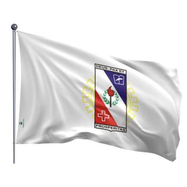 Imagem de Bandeira do Município de Coronel Fabriciano Uma Face Estampada Tamanho