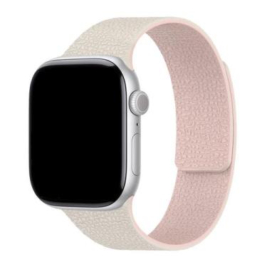 Imagem de Pulseira Borracha Magnética Link Compatível com Apple Watch - Baú do V