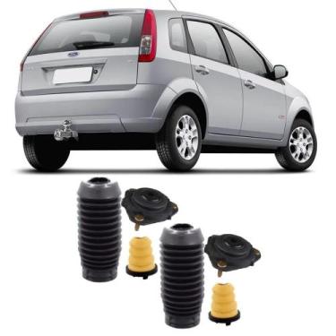 Imagem de Kit Batente Ford Fiesta Dianteiro 2003 Até 2013 O Par - Impacto Reposi