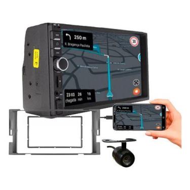 Imagem de Kit central multimidia mp5 7 pol câmera de ré nissan sentra march vers