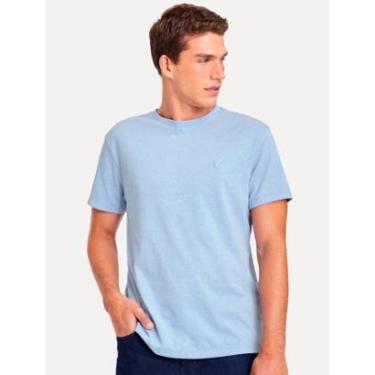 Imagem de Camiseta Reserva Masculina Regular Mescla Touch Azul Claro-Masculino