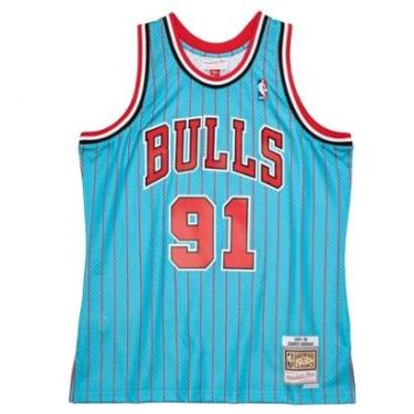 Imagem de Regata Mitchell & Ness Reload Swingman Dennis Rodman Chicago Bulls 1995-96 Jersey Mascu...