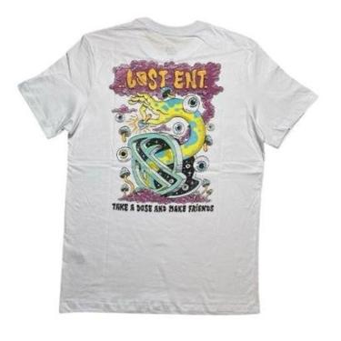 Imagem de Camiseta Lost 22512813 Make Friends - Branco Tamanho Camiseta:GG-Masculino