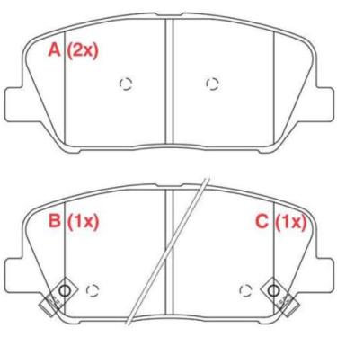 Imagem de Pastilha de Freio Hyundai Genesis 2011 a 2013 WILLTEC FP220