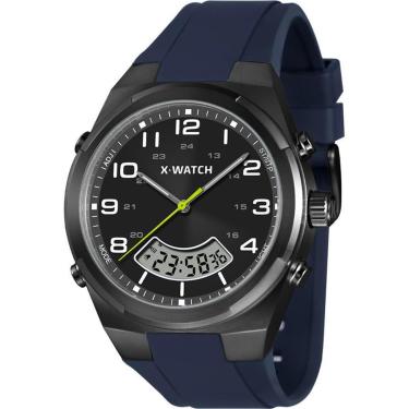 Imagem de Relógio X-Watch Anadigi Black-Masculino