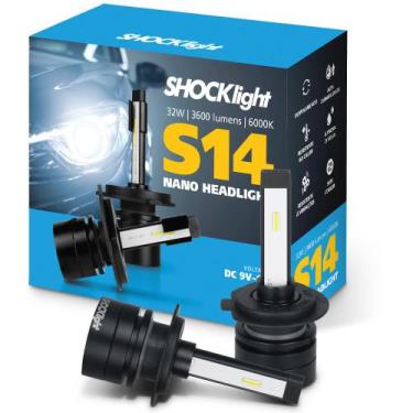 Imagem de Lâmpada Super Led Mini Shocklight 32w S14 Nano H7 6000k