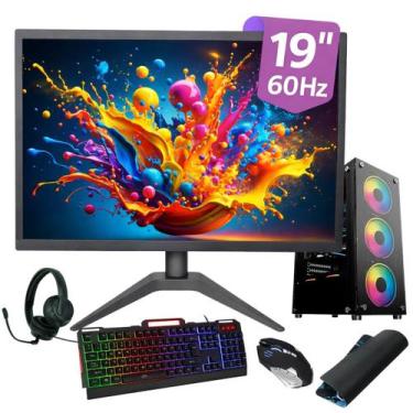 Imagem de Computador Gamer i5 3ª Geração RX550 Memória RAM 16GB SSD 1TB NVMe + M