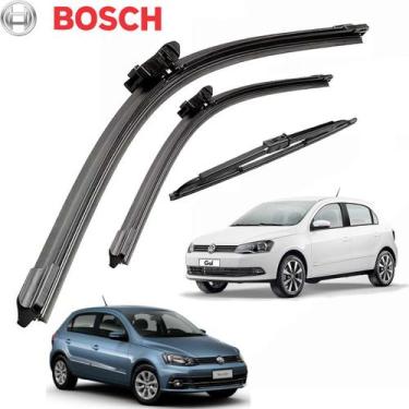 Imagem de KIT 3 Palheta Limpador Parabrisa Original Bosch GOL G6  2013 2014 2015