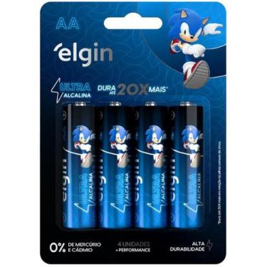 Imagem de Pilha Alcalina Pequena AA BL.C/04 - ELGIN