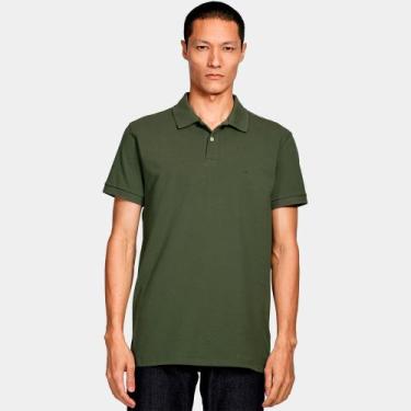 Imagem de Camisa Polo Aramis Basic Piquet Ve26 Verde Militar Masculino, G