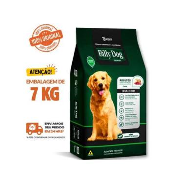 Imagem de Ração Para Cachorro Billy Dog Ossinho Carne 7 KG