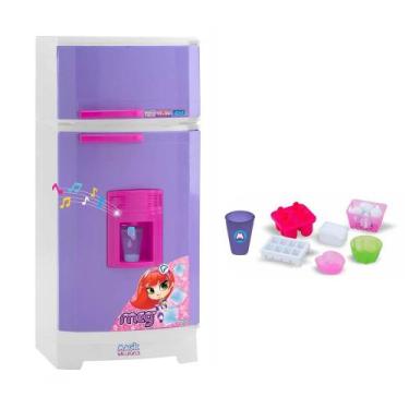 Imagem de Geladeira Infantil com Luz e Som - Mágica Super Lilás - Magic Toys