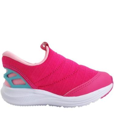 Imagem de Tênis Infantil Menina Jogging Calce Fácil Respi-Tec Kidy 041-1158, Pin