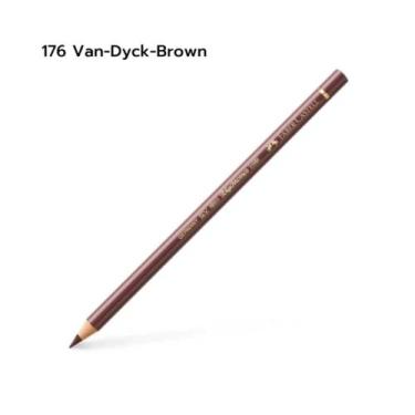 Imagem de Lápis de Cor Faber Castell Polychromos Avulso, 176 Van-Dyck-Brown