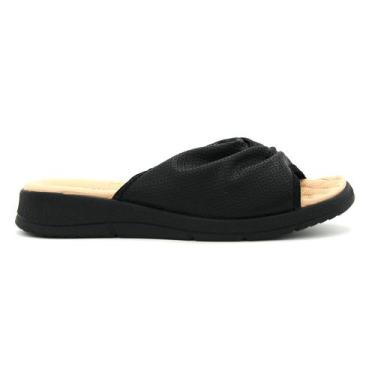 Imagem de Tamanco Piccadilly Original Flatform Macio Feminino 015, 37, Preto