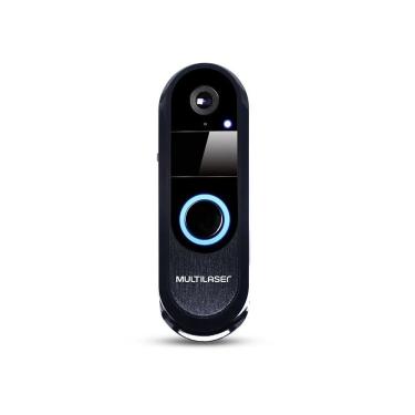 Imagem de Vídeo Porteiro Smart Wi-Fi SE220 com Imagem HD Visão Noturna e Detecção de Movimento Preto Multilaser