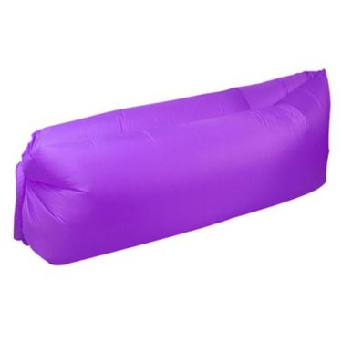 Imagem de Saco De Dormir Sofa Inflavel Puff Camping - DY, Violeta