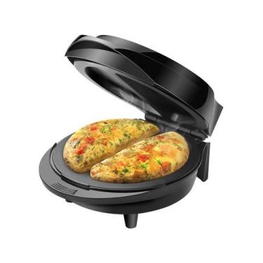 Imagem de Omeleteira Elétrica Mondial Pratic Omelet OM-01, Preto e Prata, 220V