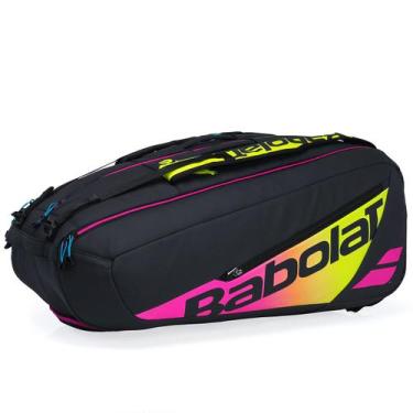 Imagem de Raqueteira Tênis Babolat Pure Aero Rafa X12 Colorida