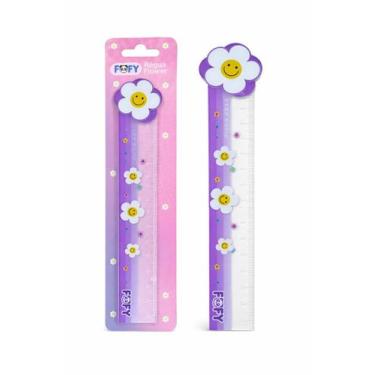 Imagem de Regua Flower 15 cm Fofy